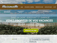 Tablet Screenshot of campingmussonville.com